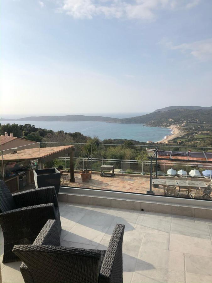 Haut De Villa - Vue Mer Avec Coucher De Soleil Cargèse Buitenkant foto